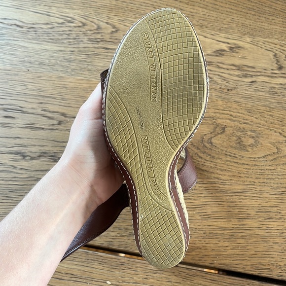 Stuart Weitzman wedge espadrilles - size 9 - Picture 5 of 5